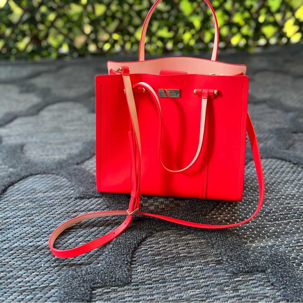 Kate Spade Arbour Hill Coral & Pink Crossbody Purse